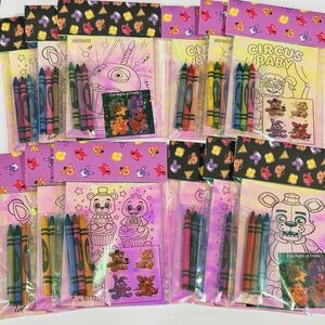 Circus Baby Coloring Set with Crayons